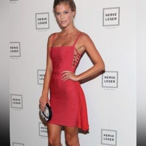 Stunning very rare Herve Leger Clio Striking dress with amazing details